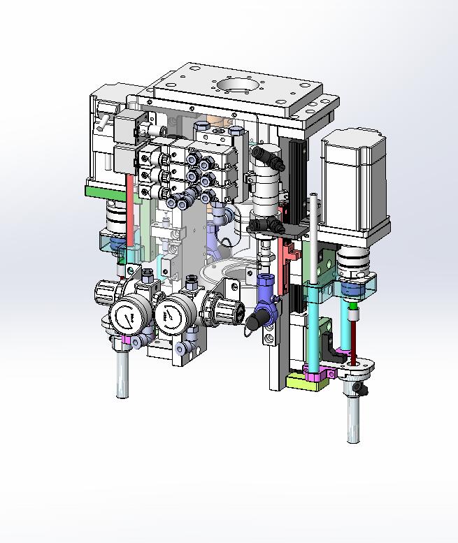 A675 锁螺丝模组锁螺丝机构案例28套合集